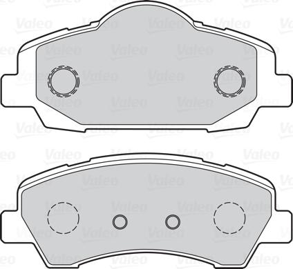 Valeo 302155 - Brake Pad Set, disc brake www.parts5.com