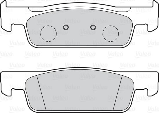 Valeo 302150 - Brake Pad Set, disc brake www.parts5.com