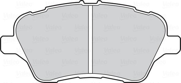 Valeo 302153 - Fékbetétkészlet, tárcsafék www.parts5.com