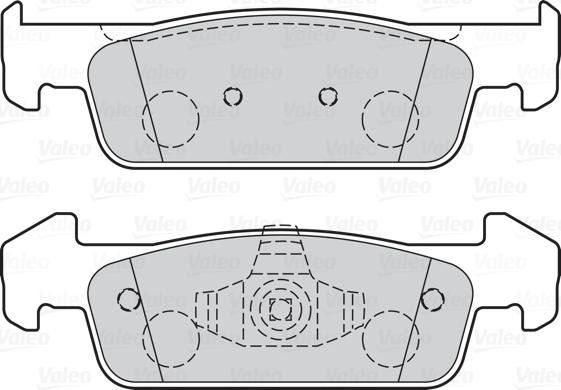 Valeo 302162 - Piduriklotsi komplekt,ketaspidur www.parts5.com