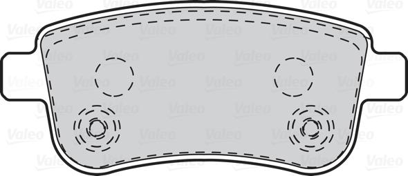 Valeo 302101 - Komplet pločica, disk-kočnica www.parts5.com