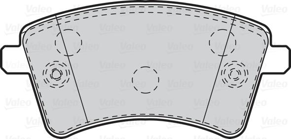 Valeo 302108 - Set placute frana,frana disc www.parts5.com