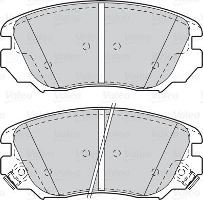 Valeo 302118 - Brake Pad Set, disc brake www.parts5.com