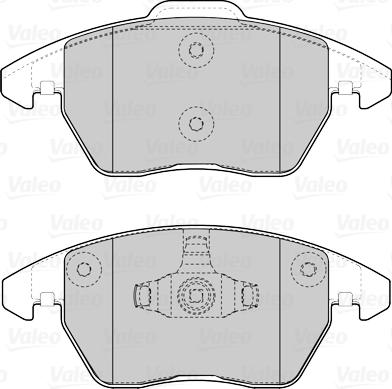 Valeo 302300 - Zestaw klocków hamulcowych, hamulce tarczowe www.parts5.com