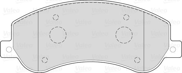 Valeo 302337 - Brake Pad Set, disc brake www.parts5.com