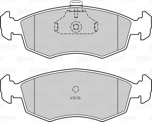 Valeo 302329 - Set placute frana,frana disc www.parts5.com