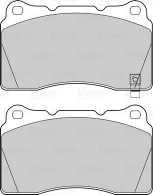 Valeo 302295 - Set placute frana,frana disc www.parts5.com