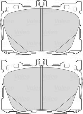 Valeo 302297 - Set placute frana,frana disc www.parts5.com