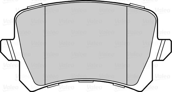 Valeo 302258 - Brake Pad Set, disc brake parts5.com