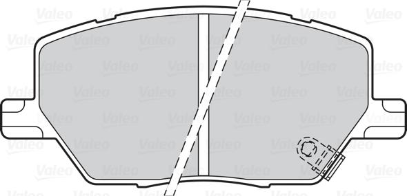 Valeo 302201 - Brake Pad Set, disc brake www.parts5.com