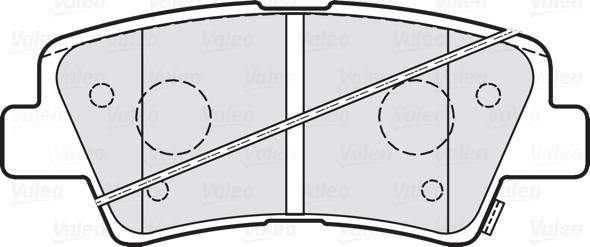 Valeo 302219 - Brake Pad Set, disc brake www.parts5.com