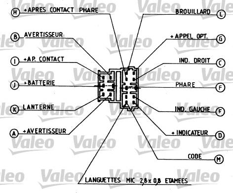 Valeo 251259 - Comutator coloana directie www.parts5.com