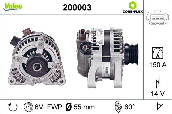 Valeo 200003 - Alternateur www.parts5.com