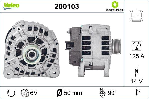 Valeo 200103 - Generator / Alternator www.parts5.com