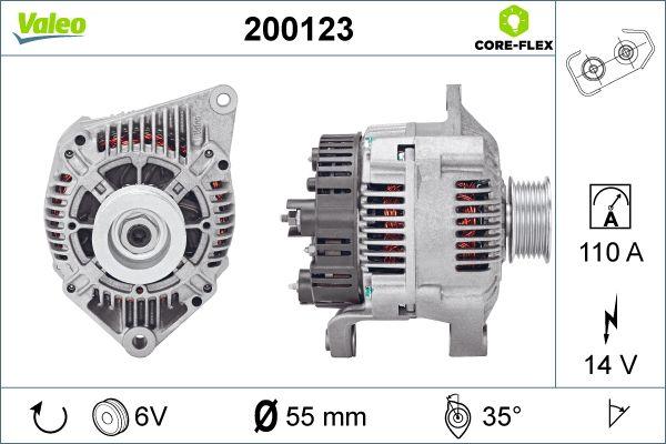 Valeo 200123 - Γεννήτρια www.parts5.com