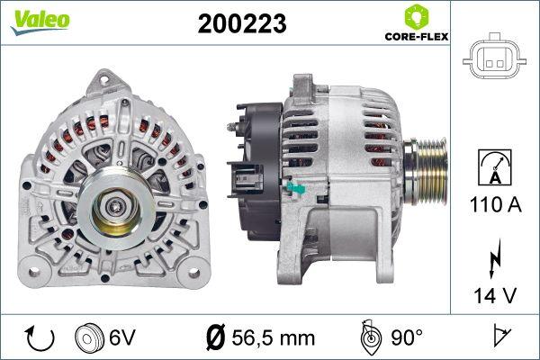 Valeo 200223 - Alternator www.parts5.com