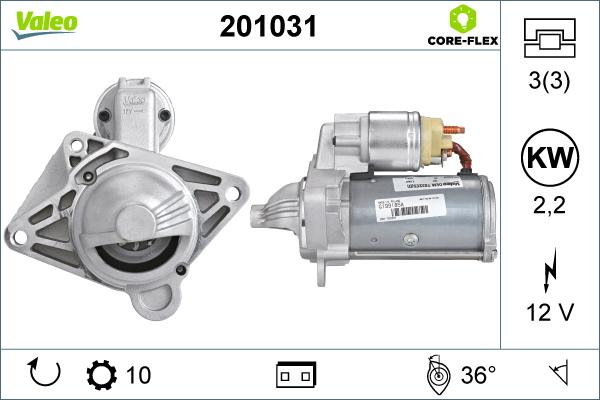 Valeo 201031 - Uputnik www.parts5.com