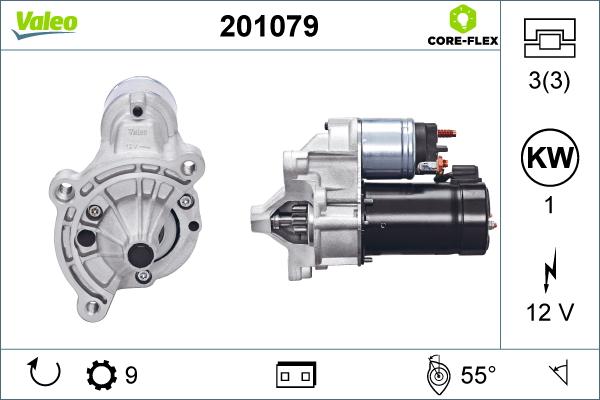 Valeo 201079 - Стартер www.parts5.com