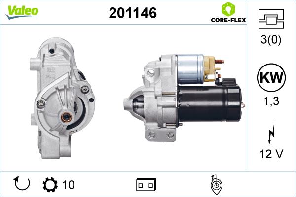 Valeo 201146 - Starter www.parts5.com