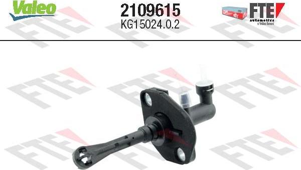 Valeo 2109615 - Master Cylinder, clutch www.parts5.com