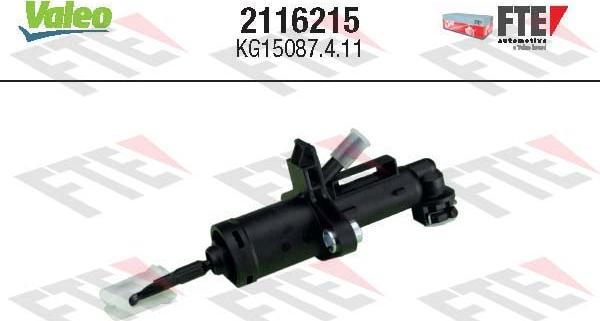 Valeo 2116215 - Горна помпа на съединител www.parts5.com