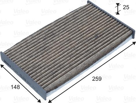 Valeo 701049 - Filter, interior air www.parts5.com