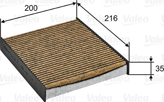 Valeo 701026 - Filter, interior air parts5.com