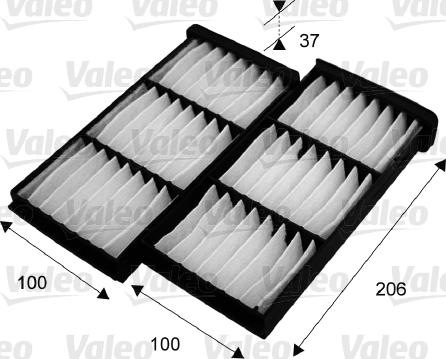 Valeo 715545 - Filter vnútorného priestoru www.parts5.com