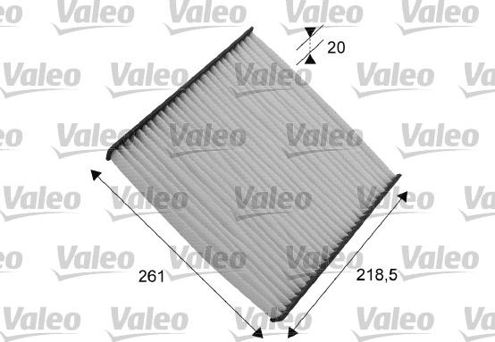 Valeo 715552 - Фильтр воздуха в салоне www.parts5.com