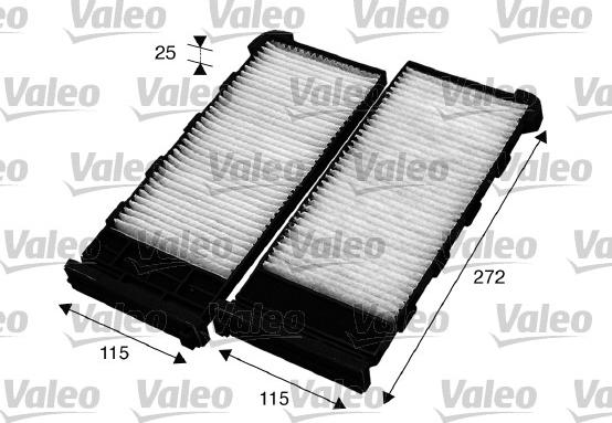 Valeo 715561 - Фильтр воздуха в салоне www.parts5.com