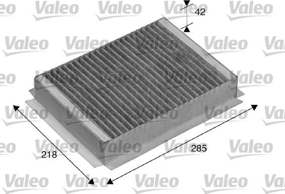 Valeo 715504 - Filter, interior air www.parts5.com