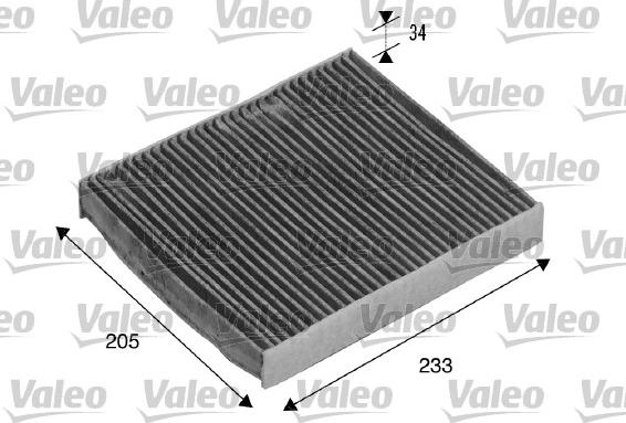 Valeo 715511 - Filtro, aire habitáculo www.parts5.com