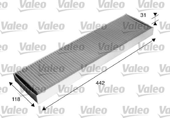 Valeo 715585 - Фильтр воздуха в салоне www.parts5.com