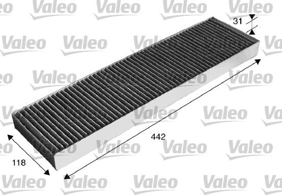 Valeo 715586 - Фильтр воздуха в салоне www.parts5.com