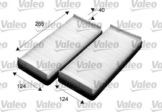 Valeo 715531 - Filter, interior air www.parts5.com