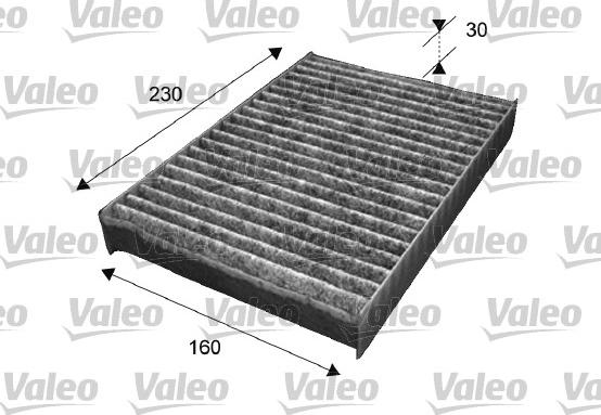 Valeo 715538 - Filter, interior air www.parts5.com