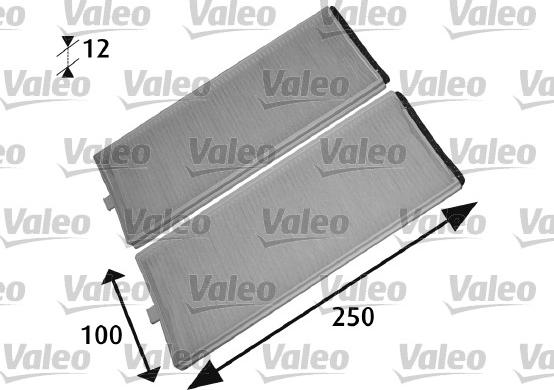 Valeo 715525 - Filter, interior air parts5.com