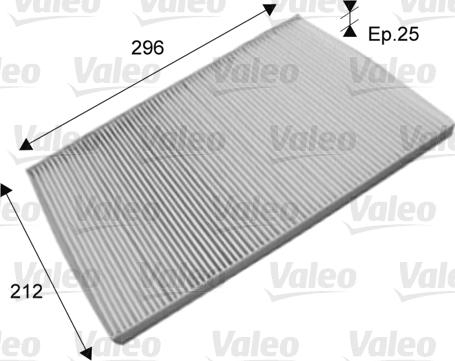 Valeo 715573 - Filter, interior air parts5.com