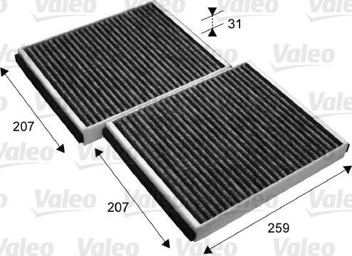 Valeo 715690 - Filter, interior air www.parts5.com