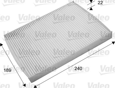 Valeo 715660 - Szűrő, utastér levegő www.parts5.com