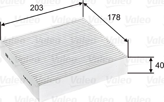 Valeo 715603 - Filtru, aer habitaclu www.parts5.com