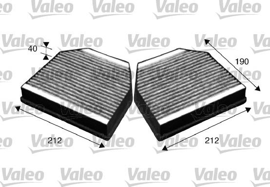 Valeo 715621 - Filtr, vzduch v interiéru www.parts5.com