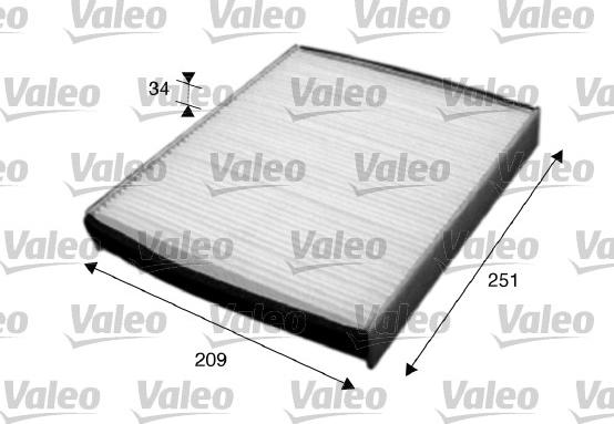 Valeo 715627 - Фильтр воздуха в салоне www.parts5.com