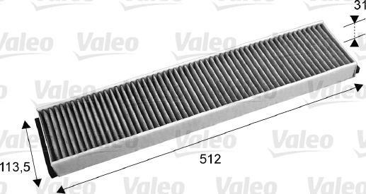 Valeo 715674 - Фильтр воздуха в салоне www.parts5.com