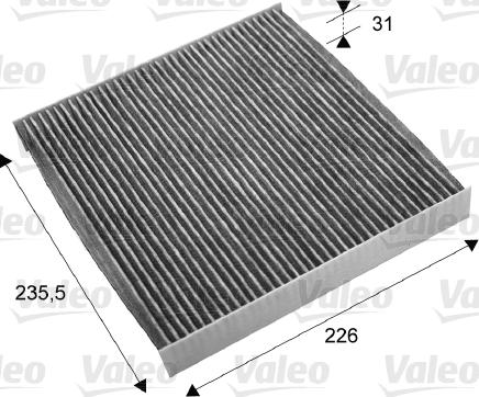 Valeo 715678 - Filter, vazduh unutrašnjeg prostora www.parts5.com