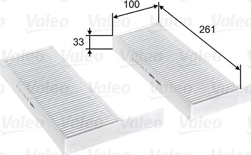 Valeo 715808 - Filter, interior air www.parts5.com