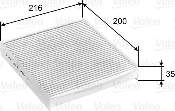 Valeo 715746 - Szűrő, utastér levegő www.parts5.com