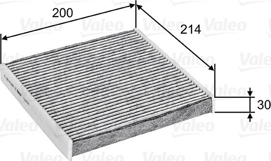 Valeo 715747 - Filtru, aer habitaclu www.parts5.com