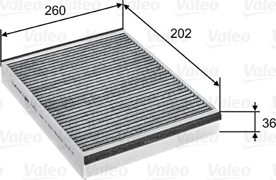 Valeo 715757 - Filter, vazduh unutrašnjeg prostora www.parts5.com