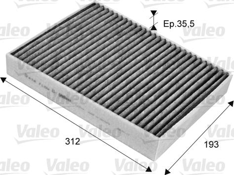 Valeo 715704 - Filter, interior air www.parts5.com